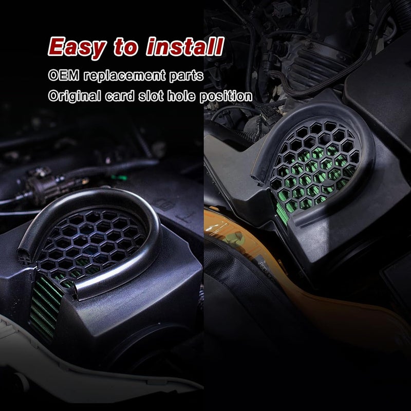 KNSPEC Air Intake Cover Compatible With 2012-2018 FOCUS ST MK3 Accessories, Air Intake Filter Cover,Intake cap Grille Hood Air Box Replacement - Image 2
